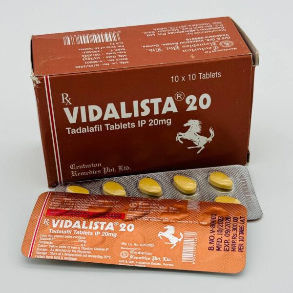 Tadalafil 20mg Vidalista